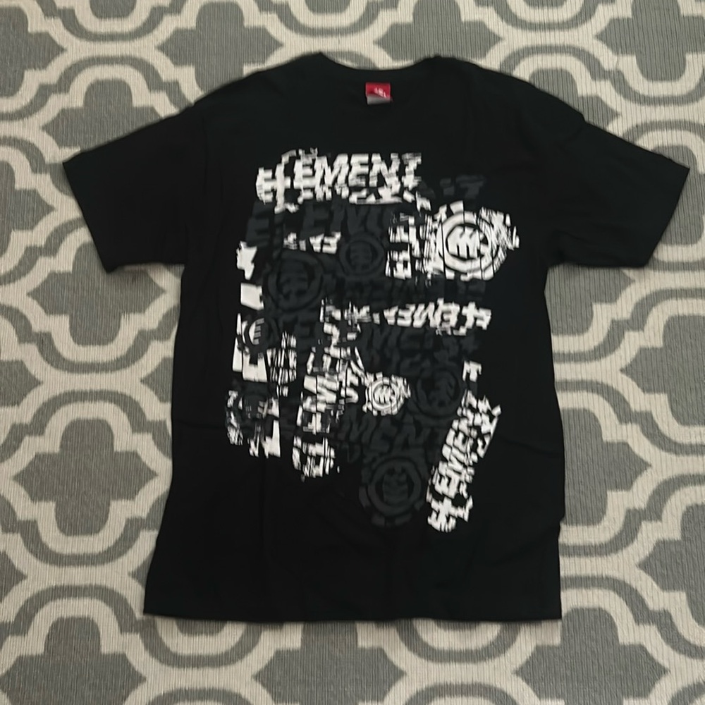Large Black Element Skate Short Sleeve Tee shirt